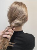 20代30代大人可愛いダブルカラーブリーチイルミナカラー