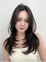 アマトウキョウ アユンチェ(AMA TOKYO×AYUNCHE) 韓国スタイル/ナチュラルくびれへア_くびれ巻き_レイヤーカット