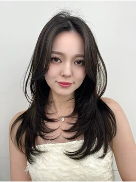 アマトウキョウ アユンチェ(AMA TOKYO×AYUNCHE) 韓国スタイル/ナチュラルくびれへア_くびれ巻き_レイヤーカット