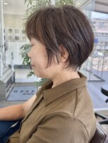 ハピネス 西大寺店(Happiness)&nbsp;【50代・60代限定】まとまり艶ショートボブ/髪質改善／しらさん