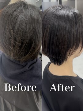 アクション 心斎橋店(ACTION) ショートヘア縮毛矯正☆