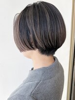 モリオフロムロンドン 原宿本店(morio from London) 【morio原宿】ナチュラルハイライト　ショートボブ
