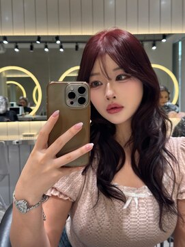 ロンドウル 熊本(Lond ulu) 暗めカラー/レイヤーカット/髪質改善/縮毛矯正/韓国ヘア