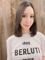 ピース トウキョウ(PEACE TOKYO)&nbsp;韓国ヘア/韓国レイヤー/グレージュ/前髪カット/20代30代40代50代