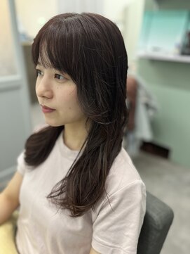 テーラヘアー 板橋店(TELA HAIR) 韓国巻き×レッドブラウン