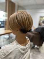 ソイクフ 四条大宮店(SOY-KUFU)&nbsp;20代30代40代◎似合わせカットデザインカラーブロンドショート