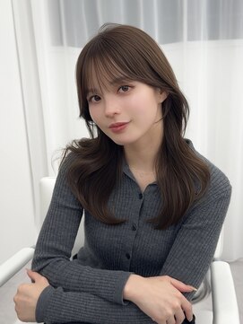 アマトウキョウスマートサロン(AMA TOKYO×Smart Salon) くびれレイヤー/顔まわりカット/レイヤーカット/小顔ヘア