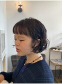 チョッピーバングボブパーマ