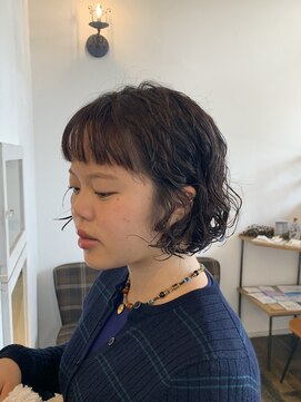 ヘアー ミュゼ 大西店(HAIR Musee) チョッピーバングボブパーマ