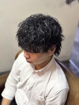 カミケン 方木田店(kamiken.) メンズ波巻き×スパイラルパーマ【カミケン方木田/福島】