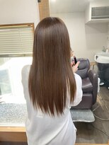 ヘアーギャラリー インディ(hair gallery indy)&nbsp;髪質改善　髪質改善トリートメント　ベージュカラー