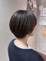 カナモロカ(CANAMO ROCA) ショートボブ/丸み/髪質改善/チョコブラウン/似合わせ/勝元