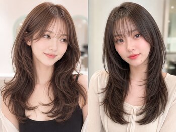 クレビア 名古屋(CreBiA)の写真/【名駅】レイヤーカットで叶う再現性の高い小顔魅せStyle☆ハッシュカット/ハイレイヤースタイルも人気◎