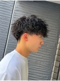 ツイストスパイラルパーマツイストパーマメンズカット札幌大通