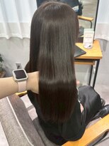 ミュラ(mulah)&nbsp;くすみカラーオリーブベージュ＊艶髪ストレート赤み消しカラー
