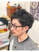 コジック ヘアアンドアイ(Cogic hair & eye) 黒髪暗髪ビジネス七三メンズ☆ナチュラルウェーブ