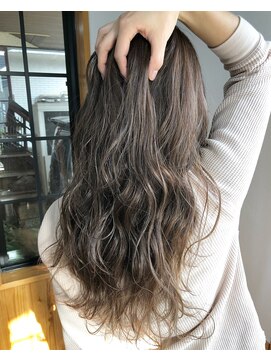 ヘアメイクエイト 丸山店(hair make No.8) 【No.8*岩切祐樹】馴染ませハイライト×ラベンダーグレージュ