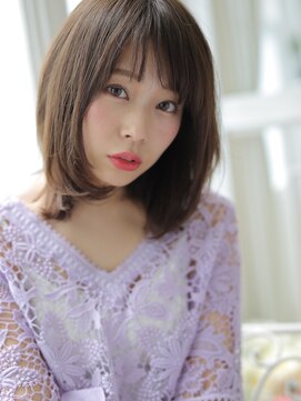アグ ヘアー フラン 盛岡本宮店(Agu hair fran) ラフストレートで重くならないミディヘア☆