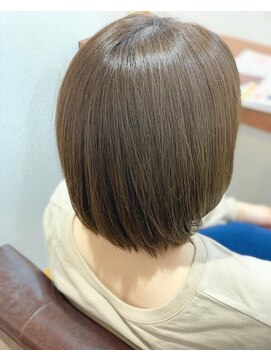 美容室 ルアル 市原市八幡宿店(Luar) ナチュ盛り♪内巻きストレートボブ×カーキアッシュ