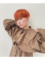 シンス(Since)&nbsp;流行のデザイン コンパクトショートマッシュ (ブラッドオレンジ)