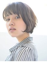 シャロン(SHARON)&nbsp;【SHARON原宿】大人かわいい小顔前下がり丸みショートボブ