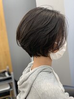 カーサ バイ ハミュウ たまプラーザ(CASA by Humium)&nbsp;大人可愛い丸みレイヤーカットボブべージュアッシュ