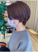 前髪長めショート