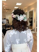 ヘアー＆フェイス ヤマ　ｈａｉｒ＆ｆａｃｅ　Ｙａｍａ 卒業式アレンジ
