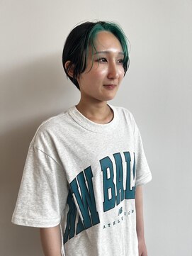トップヘアーヒルズ 安城(TOP HAIR HILLS) Green mood/ニュアンスカラー/前髪パーマ