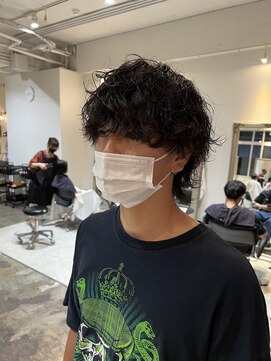 サイファー 心斎橋(CIPHER.) ウルフ波巻きパーマ