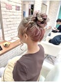 高めお団子◎浴衣、パーティーヘアセット
