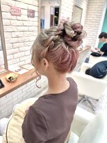 シュガー ヘアアンドネイル 仙台(SUGAR)&nbsp;高めお団子◎浴衣、パーティーヘアセット