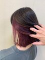 テーラヘアー 四街道店(TELA HAIR) ボブカット＋ピンク系インナーカラー