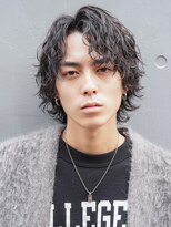 メンズヘアセンス 渋谷(MEN'S HAIR SENSE) メンズウルフ　波巻きスパイラル　ウルフパーマ　メンズ