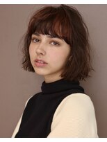 アンドレイ 表参道(andrey)&nbsp;[ANDREY]グレーベージュ/レイヤーロング/前髪パーマ黒髪カタログ