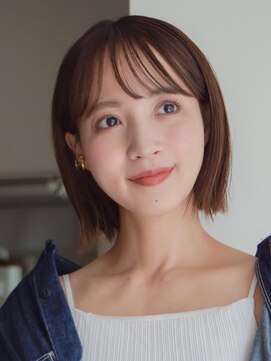 ガーデンヨコハマエスト(GARDEN YOKOHAMA est) 外ハネボブ　ストレート　似合わせカット　イメチェン