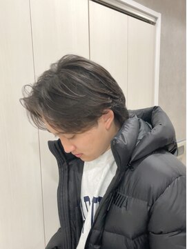 メレ 仙台(Mele) MEN'S HAIR/カルマパーマ/マッシュパーマウルフアッシュブラック