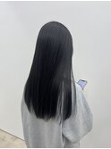 【blue black/韓国風カラー/透明感/艶髪/髪質改善カラー】