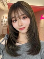 ロンドヴァリー 渋谷店(Lond vallee)&nbsp;最新韓国式、ミディアムレイヤー