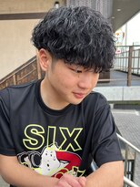 アイズ 海老名(AIZU) メンズパーマ 波巻きパーマ マッシュパーマ 眉毛 理容室