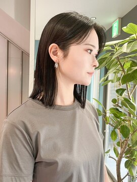 ノエ トトン(noe tton) 切りっぱなしボブ×透明感カラーS42