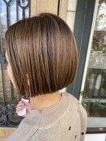 チョコレート(chocolate) 切りっぱなしボブ