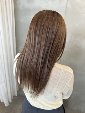 ヘアーサロンデフォーエバールークス(hairsalon de Forever Lux) ツヤ感オリーブグレージュ