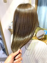 ロンドアベニール 北千住(Lond avenir)&nbsp;レイヤーカット　韓国ヘア　前髪顔周り　北千住　髪質改善