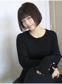 天神【BIRTH】暗髪ワンカールミニボブ似合わせカット　4