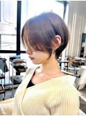 大人くびれショート　熊本ショート　前髪長め　髪質改善　上通り