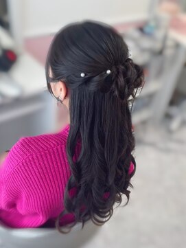 ヘアセットサロン ミント(Hair set salon MINT) お団子ハーフアップ