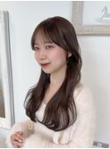 ブリーチやめてく方へ！ミルクティーブラウンカラー韓国くびれ