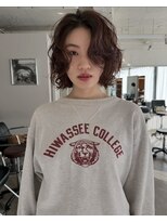 シー クルー 渋谷(C crew) パーマを活かしたボブスタイル