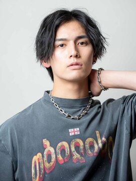 メンズ ソース 梅田(MEN'S SOURCE) 波巻きラフウェーブヘア/メンズ